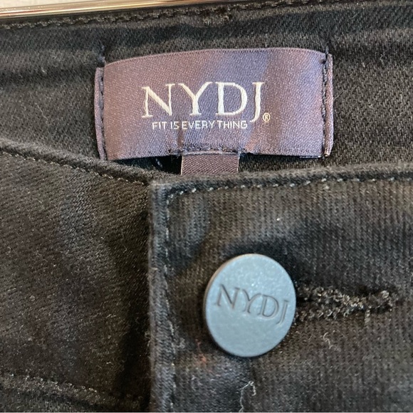 NYDJ Black Straight Leg Jeans - Picture 2 of 9
